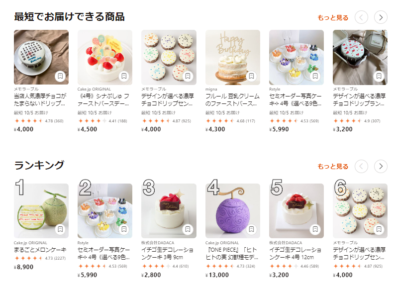 ケーキ